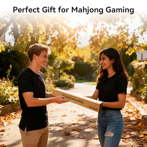 32.4x32.4 Inch Coastal Mahjong Mat 3MM Noise Reduction | Beach Funny Style with Carrying Bag Non-Slip No Creases Gaming Mat for Mahjong Poker Card Board Games Dominoes - color: Beige