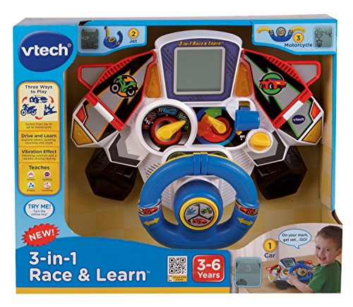 VTech 3-in-1 Race and Learn, Blue