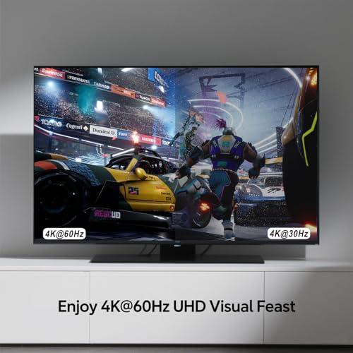 8 in to 1 Out RCA/HDMI Switcher,4 Way HDMI 2.0 + 4 RCA to HDMI Converter,4:3/16:9 Switcher Support 4K and 3D for PS1/2/3/4/5, N64, SNES, Switch, DVD, Roku, Fire Stick,etc. - color: 8 in to 1 Out RCA/HDMI Switcher