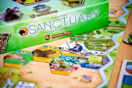 Capstone Games Sanctuary Animal-Themed Strategy Board Game | 1-5 Players