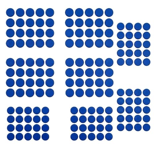 160 Pcs Mouse Slider Pads Replacement, PTFE Glide Dots 6mm and 7mm Universal Mouse Skates for Gaming Mouse and Office Mice, Smooth Glide Upgrade Compatible with Cloth or Hard Mousepads (Blue) - size: Dia 6mm/7mm Blue