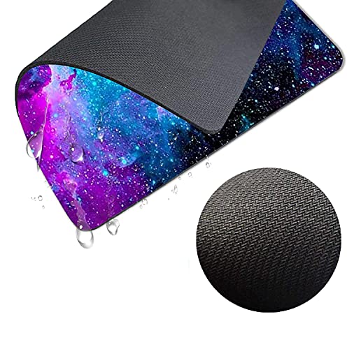 Non-Slip Rubber Base Mousepad for Laptop Computer PC Personality Desings Gaming Mouse Pad Mat 9.45 X 7.87 inch (Galaxy, 9.45 X 7.87 inch) - color: Galaxy