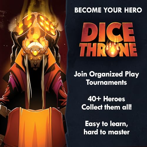 Dice Throne Box Game - Strategic Dice & Card Battler (Monk v Paladin) - style: Monk v Paladin
