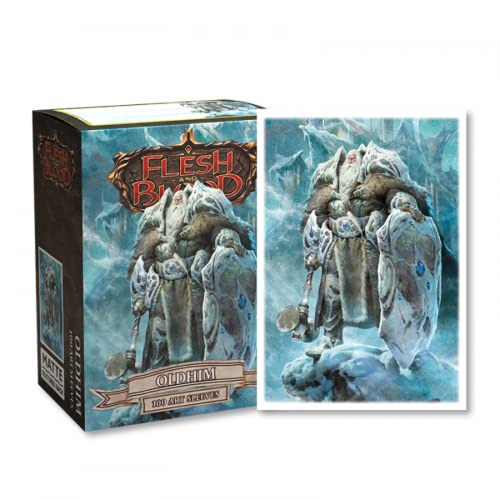 Dragon Shield | Flesh & Blood Art Sleeves | 100 CT - Smooth & Tough Premium TCG Sleeves | Compatible with Pokemon, One Piece & Magic the Gathering | Oldhim - color: Oldhim
