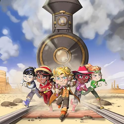 Ludonate: Kids Express - Cooperative Board Game, 3D Train, Flick Projectiles to Hit Bandits, Kids Version of Colt Express, Age 5+, 1-4 Players, 15 Min - style: Kids Express