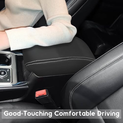 ramuel Center Console Armrest Cover for Ford Explorer 2020-2025 | Anti-Scratch ,Non-Slip ,PU Leather ,Easy Install - size: for Explorer 6th Gen