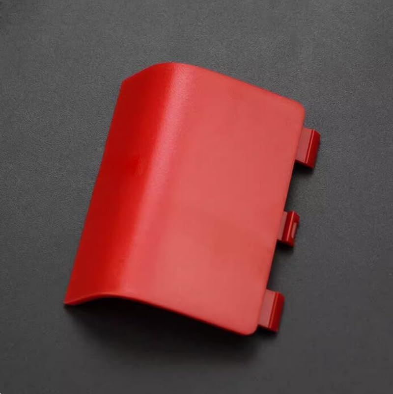 Battery Shell Lid Back Case Cover Battery Door Lid Replacement for Xbox Series S X Controller (Red) - color: Red