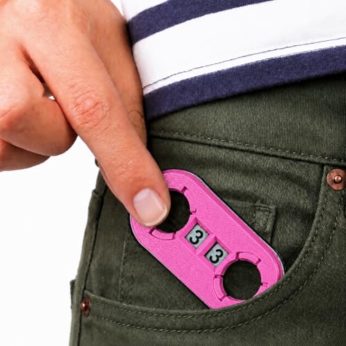 2 Pack MTG Life Counter - HP Tracker with Tracking Card SlotMTG Tabletop RPG(not inclouded dice Inside) Dungeons and Dragons(2 Pack Pink) - color: Color a