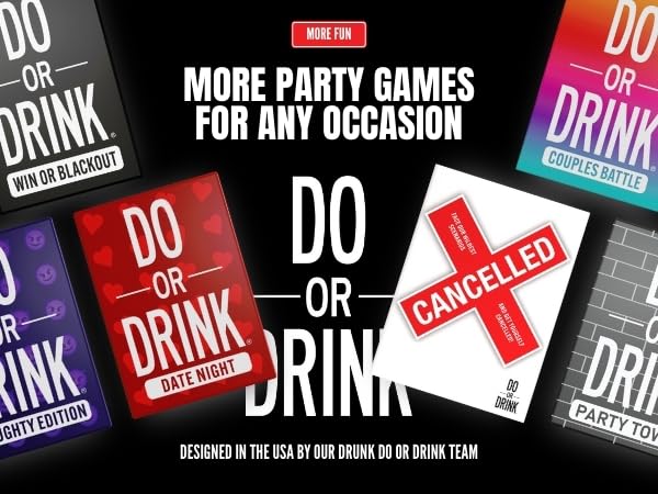 Do or Drink Blackout Tower Drinking Game - Adult Party Game with 54 Blocks and Challenges - Fun Drunk Game for Game Night - Great Gift for Pregames, Bachelorettes, Couples, and More