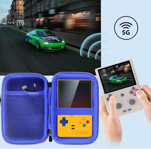 Hard Carrying Case Compatible with Retroid Pocket Classic/Retroid Pocket Flip 2/ Flip Retro Game Handheld Console (Blue) - color: Blue