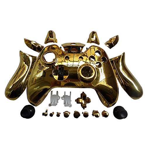 OSTENT Full Controller Shell Case Housing for Microsoft Xbox One Wireless Controller Color Gold