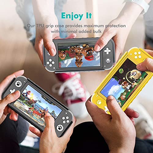Protective Case for Switch Lite 2019, with Thumb Grip Caps | Only Fits Switch Lite 2019 (5.5"), Not for Switch 2 (2025 Release, 7.9"), No Screen Srotector Included, Green - color: Turquoise