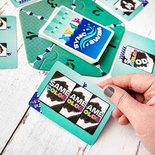 Bézier Games, Sync or Swim, Fast & Fun Strategic Card Game | For 2 to 4 Players, Ages 14+