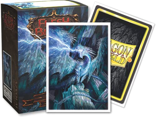 Dragon Shield | Flesh & Blood Art Sleeves | 100 CT - Smooth & Tough Premium TCG Sleeves | Compatible with Pokemon, One Piece & Magic the Gathering | Azvolai - color: Azvolai