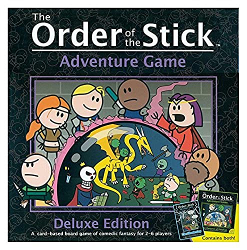 Order of The Stick: The Dungeon of Durokan | Deluxe Edition | APE Games | Fantasy | Dungeon Crawler | Board Game | Based on The Popular Web Comic | 2-6 Players | 180-360 Minutes | Ages 10+