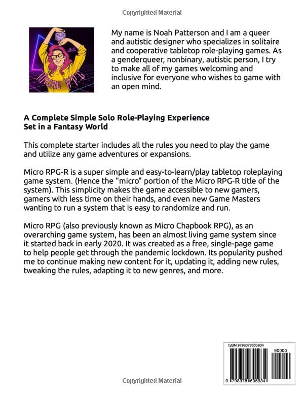 Micro RPG-R: Fantasy Game Starter Book (Micro RPG-R Core Books)