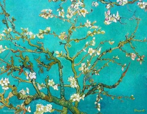 EuroGraphics Almond Tree Branches in Bloom by Vincent Van Gogh Mini Puzzle (100-Piece) - size: 100 Piece Puzzle, style: EuroGraphics Almond Tree Branches in Bloom by Vincent Van Gogh Mini Puzzle (100-Piece)