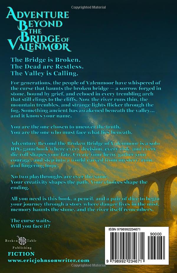 Adventure Beyond the Bridge of Valenmoor: Solo RPG Gamebook (Adventure Beyond Gamebooks)