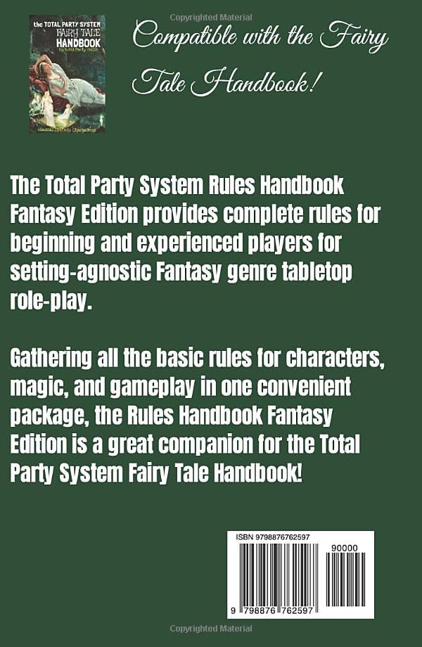 the Total Party System Rules Handbook Fantasy Edition: Setting-Agnostic Fantasy RPG