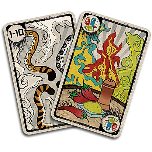 HeidelBR Games Spicy Strategy Card Game | Bluffing Game for Adults & Kids | Family Game Night Fun | Ages 10+ | 2-6 Players | 15 Min Playtime