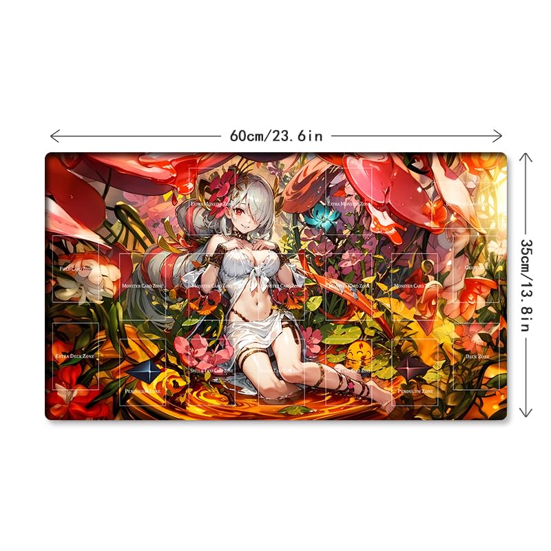 New Playmat LX14 TCG OCG CCG Trading Card Game Mat Mouse Pad with Zones + Bag (Z0039-323-A)