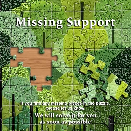 Impossible Puzzle for Adults 1000 Piece, PICKFORU Verdant Path Jigsaw Puzzle Nature Plant, Forest Puzzle Landscape Scenic Tree - style: Verdant Path Puzzle