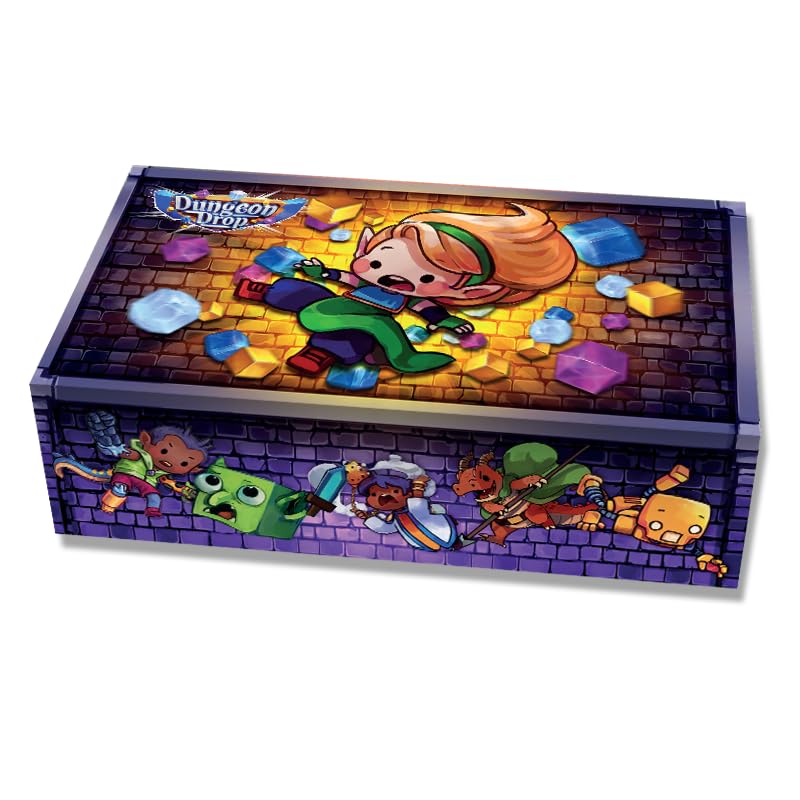 Treasure Trunk, Storage Solution for Dungeon Drop Board Game by Phase Shift | Storage for Entire Game, Expansions, Neoprene Mats, Walls, and Components in Provided Game Trays