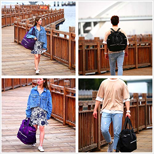 Rfid Travel Tote Bag 40L Convertible Beach Tote Backpack | Rfid