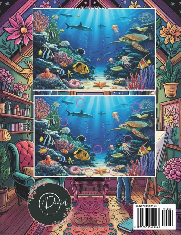 Spot the Difference for Adults: Challenging Puzzles to Sharpen Your Mind and Boost Focus