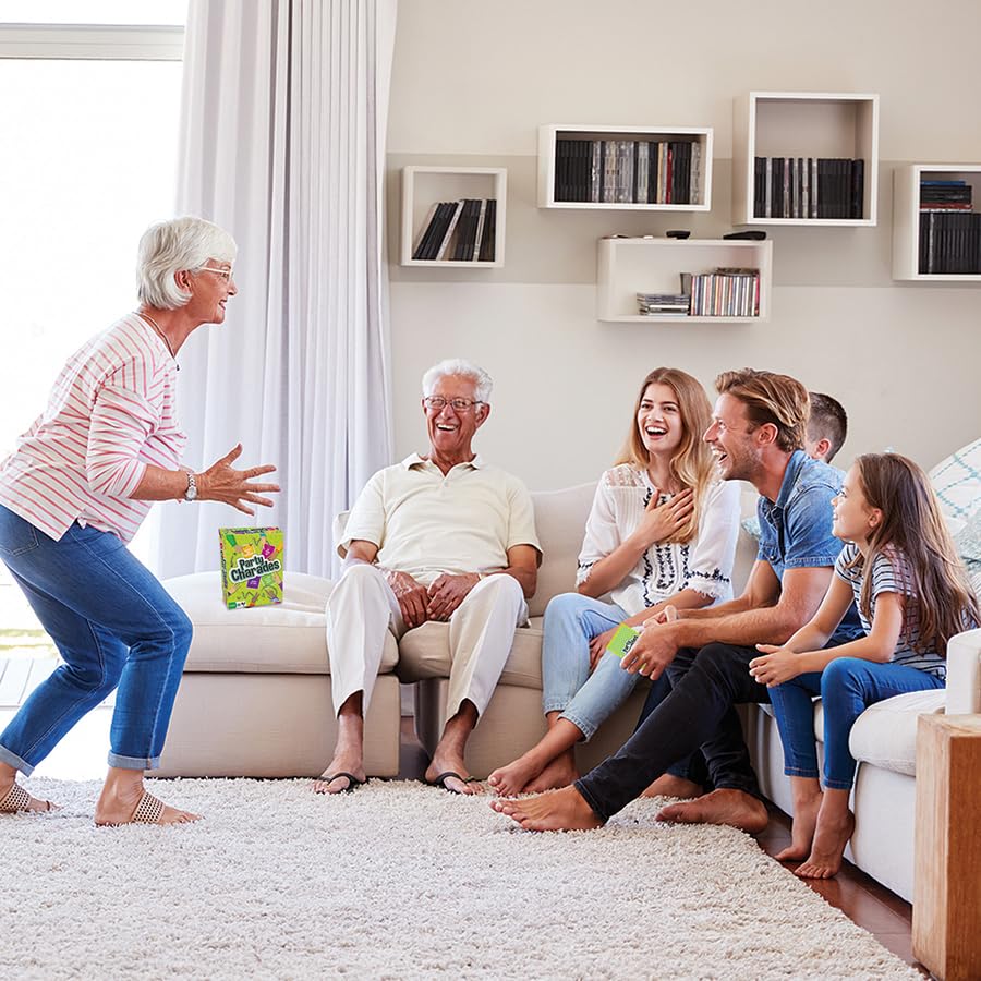 Party Charades Game – Contains 550 charades – Great Family Game for 2 or More Players Ages 10 and up by Outset Media