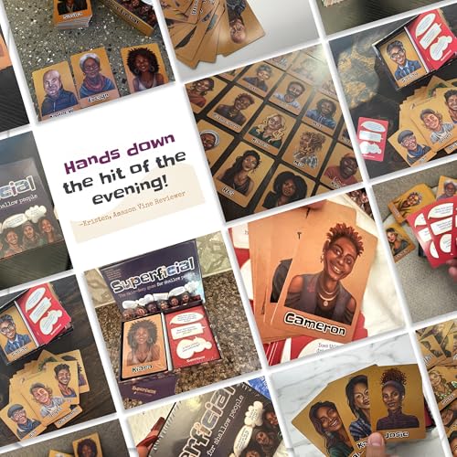 Superficial Adult Party Card Game - The Skin-Deep Game for Shallow People - Hilarious Party Games for 18+, 2 to 20 Players