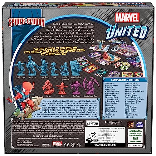 Spin Master Games Marvel United: Spider-Geddon Party Game for Comic Fans - color: Multi