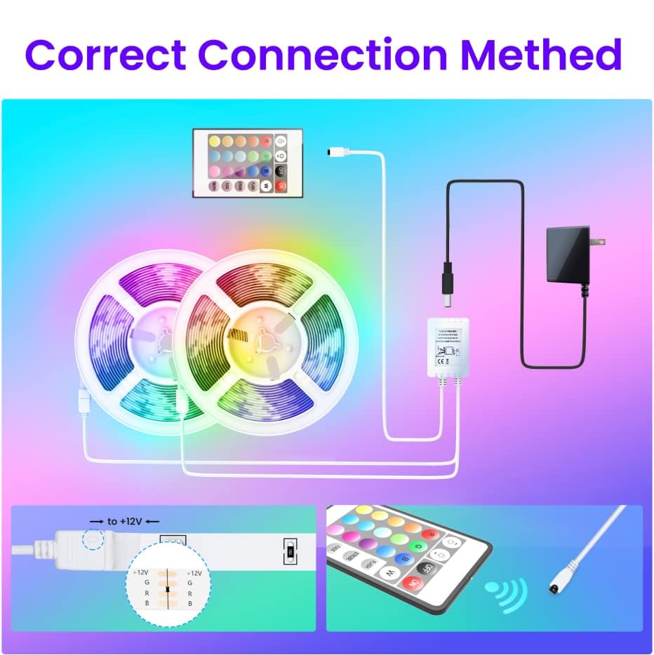 GUPUP WiFi Led Lights 50 ft, Smart App Controlled Led Strip Lights, Compatible with Alexa and Google Assistant Devices, Voice Control,Music Sync,Color Changing Tape Lighting | Compatible with Alexa and Google Assistant Devices, Voice Control,Music Sync,Co