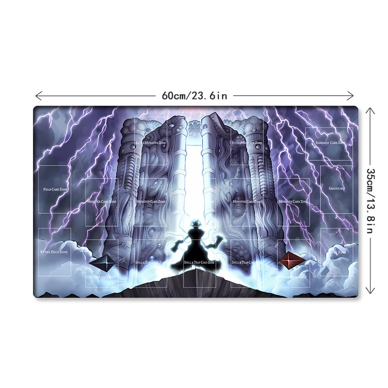 New Playmat LX14 TCG OCG CCG Trading Card Game Mat Mouse Pad with Zones + Bag (Z0014-628-A)