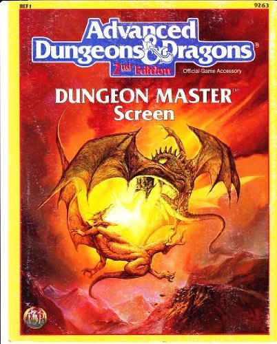 Dungeon Master Screen (Advanced Dungeons & Dragons Accessory REF1) by Wizards of the Coast (September 01,1999)