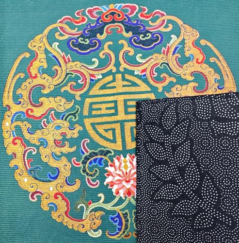 Chinese Style Mahjong Mat, 31.5 * 31.5'' Anti Slip and Noise Reduction Mahjong Table Mat for Poker, Card, Board & Tile Games (Dark Green) - style: Dark Green
