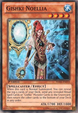 YU-GI-OH! - Gishki Noellia (HA06-EN010) - Hidden Arsenal 6: Omega Xyz - 1st Edition - Super Rare