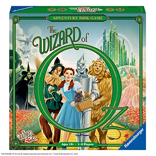 Ravensburger Wizard of Oz Adventure Book Game for Ages 10 & Up – Immersive Story-Based Gameplay | Detailed Miniatures | Ideal Gift for Brain Teaser Enthusiasts | Interactive Group Activity