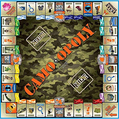 Late for the Sky Camo-opoly Board Game
