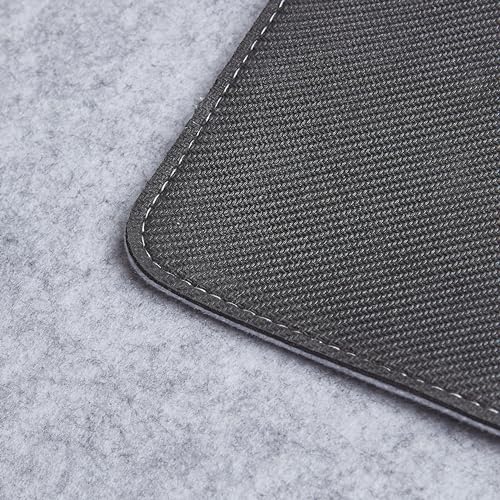 Premium Felt Desk Mat | Large 15.75" x 36" | Multifunctional Desk Pad for Home Office | Light Gray - color: Light Gray, size: 15.75" x 36"