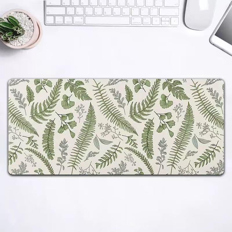 Gaming Mouse Pad Topographic Map Long Mousepad Large 31.5 X 11.8 Inch Desk Mat with Non-Slip Base Stitched Edge Keyboard Mat for Office Desk Pad (Flower-F) - color: Flower-f