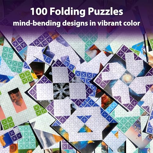 FOLDOLOGY 2 - Master The Folds (Expansion Pack). Puzzle Game for Tweens, Teens, and Adults. 100 Origami Brain Teasers. Ages 10+