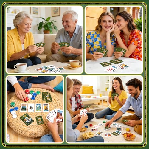 Playing Cards 2 Pack, 2 Deck of Cards, National Park Theme Playing Cards | Standard, Poker Cards Set for Card Games, Family Game Night,Blackjack,Camping,Travel,Party Favors,Birthday,Stocking Stuffers - style: National Park