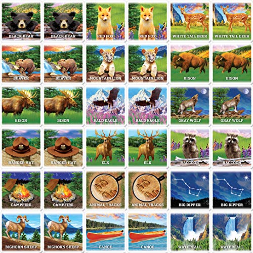 MasterPieces Kids Games - Jr Ranger Matching Game - Game for Kids and Family - Laugh and Learn - style: Jr. Ranger