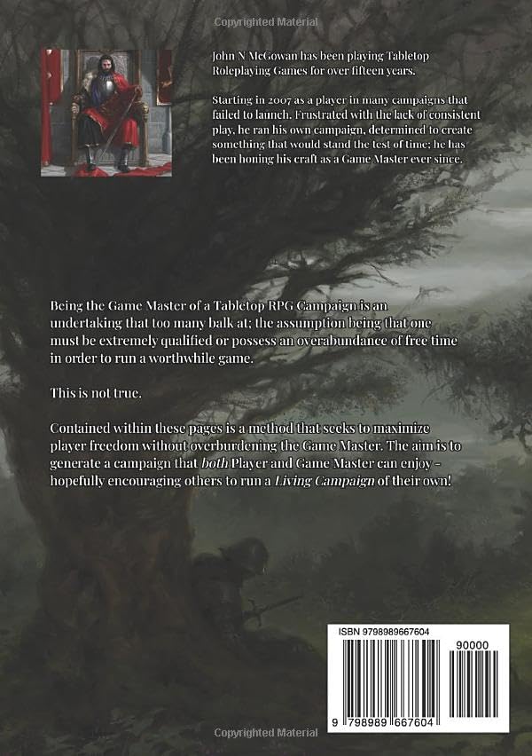 The Living Campaign: A Guide For Creating & Maintaining Tabletop RPG Campaigns