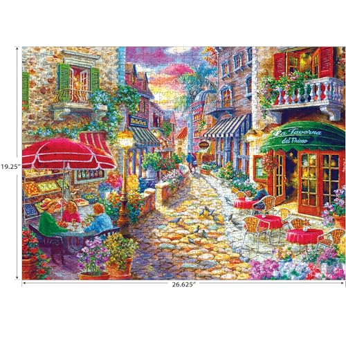 RoseArt - Kodak Premium - Late Afternoon in Italy - 1000 Piece Jigsaw Puzzle for Adults - style: Late Afternoon in Italy