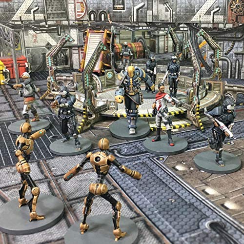 Battle Systems Core Space Galactic Corps Expansion Set - 28mm Miniatures - Board Game -Event Cards -Modular 3D Terrain - Wargaming BSGCSE002