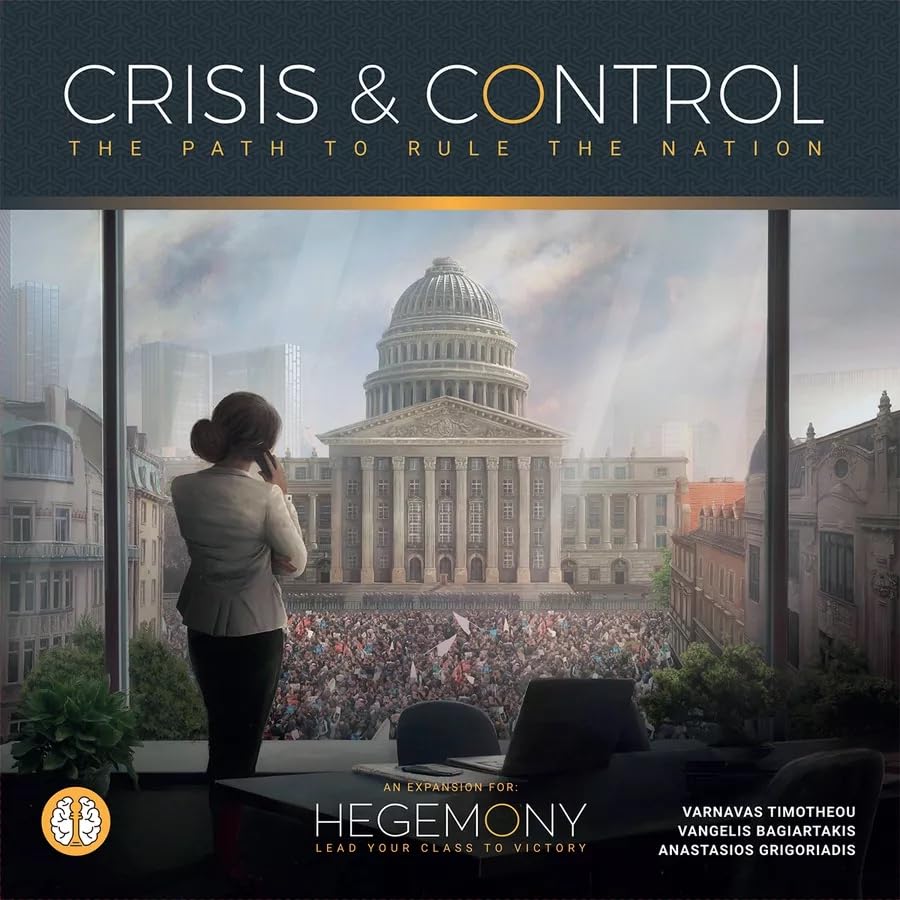 Hegemony: Crisis & Control Expansion - Add New Automas & Modules, Solo Play, Unique Asymmetric Card Driven Game Board Game, Ages 14+, 1-4 Players - style: Crisis & Control