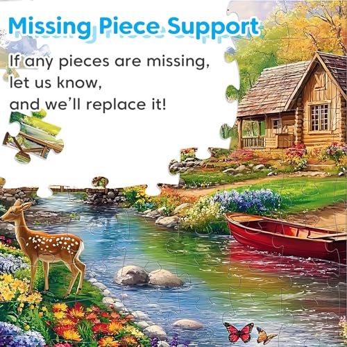 4-Pack 100 Piece Puzzles for Seniors Country Life Large Piece Puzzles for Seniors Puzzle Dementia Alzheimer's Products Activities for Elderly Adults Kids Puzzle for Kids Ages 6-8 8-10 - style: Country Life