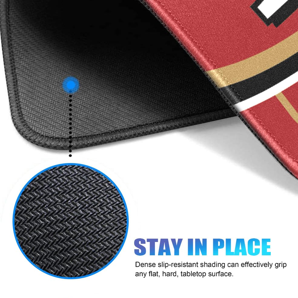 Mouse Pad Desk Mat, Premium Mouse Pad, Gaming Mousepad Desk pad, Computer Mouse Mat with Non-Slip Rubber Base for Computer Desktop - color: 4-n-w